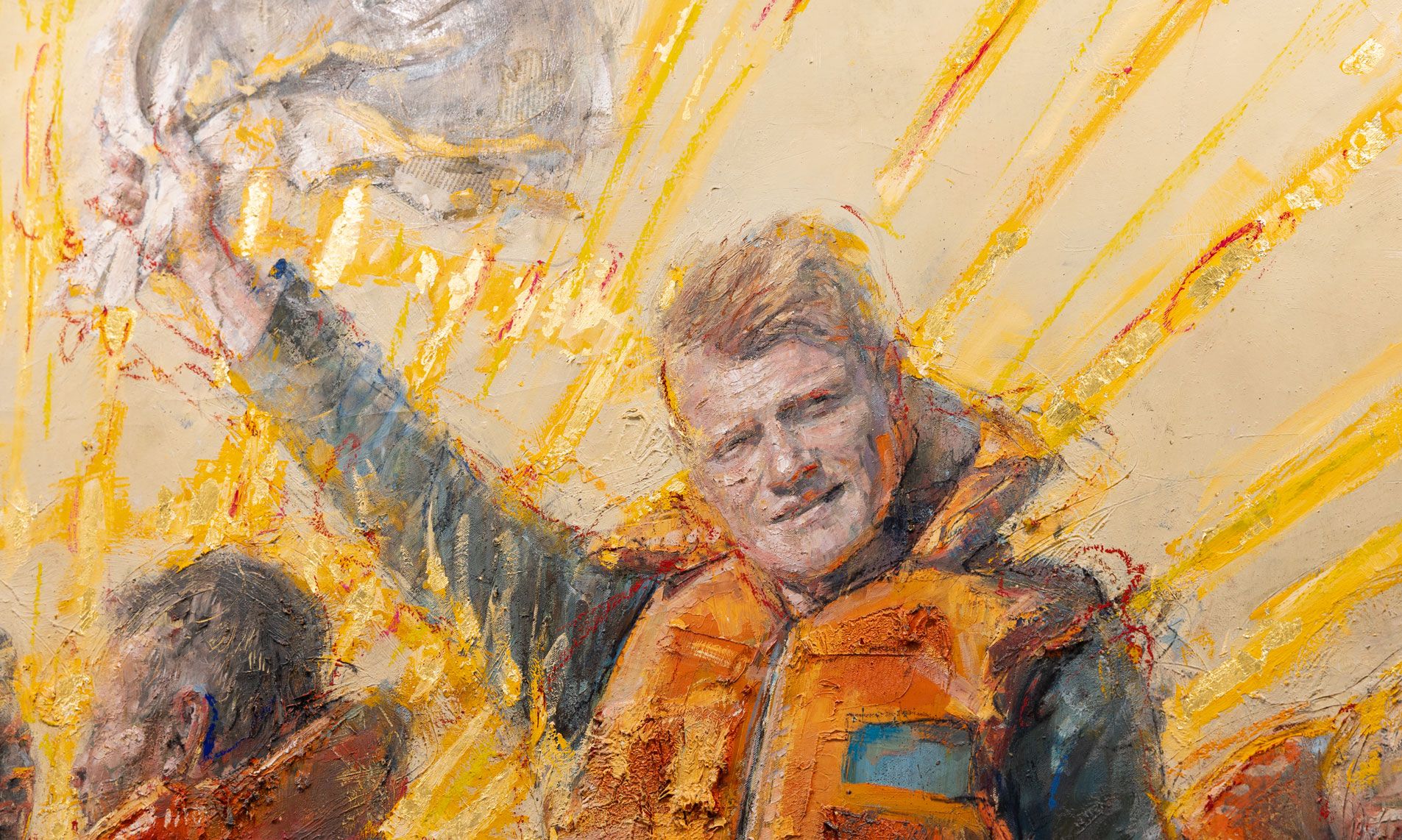 Jacob Rantzau – Reality Refugees (in progress) – 2026 | Olie på lærred