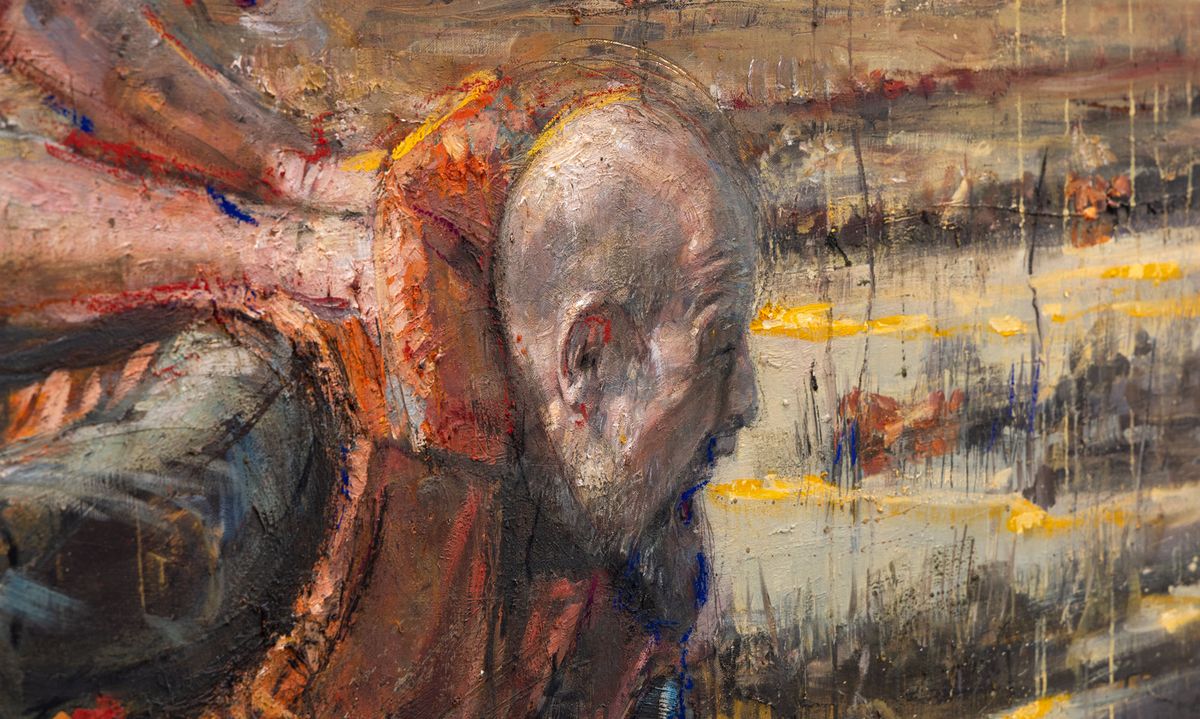 Jacob Rantzau – Reality Refugees (in progress) – 2026 | Olie på lærred